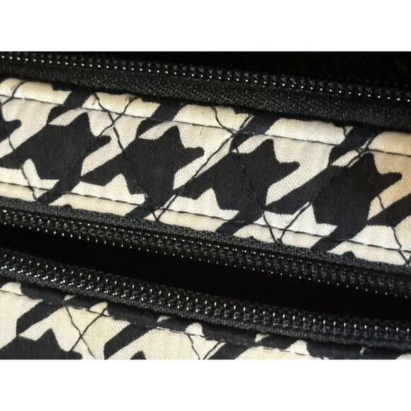 VERA BRADLEY MIDNIGHT HOUNDSTOOTH Turn Latch Wallet - Picture 9 of 12